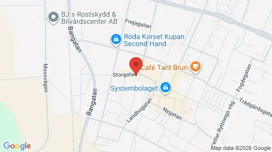 Kontorslokaler att hyra i Falköping - kort over placeringen
