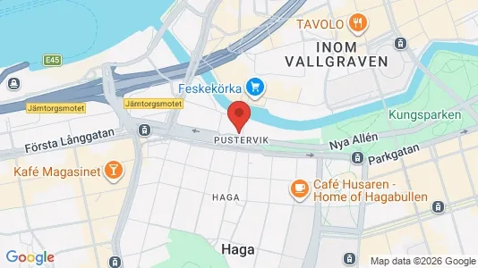 Kontorslokaler att hyra i Göteborg Centrum - kort over placeringen