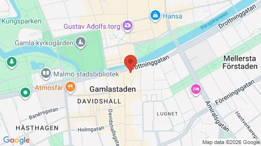 Kontorslokaler att hyra i Malmö Centrum - kort over placeringen