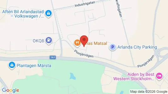Kontorslokaler att hyra i Sigtuna - kort over placeringen