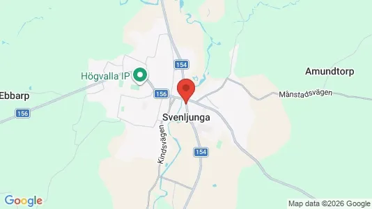 Affärslokaler till försäljning i Svenljunga - kort over placeringen