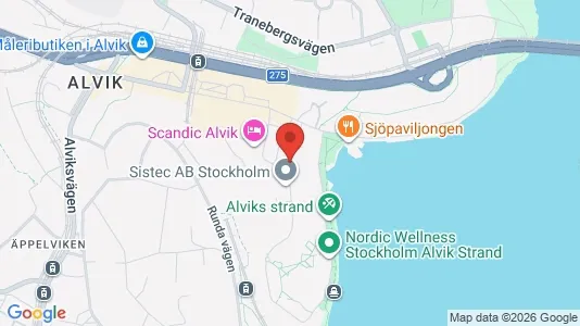 Kontorslokaler att hyra i Västerort - kort over placeringen