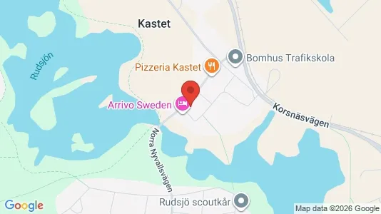 Industrilokaler att hyra i Gävle - kort over placeringen