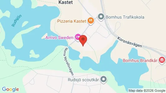 Industrilokaler att hyra i Gävle - kort over placeringen