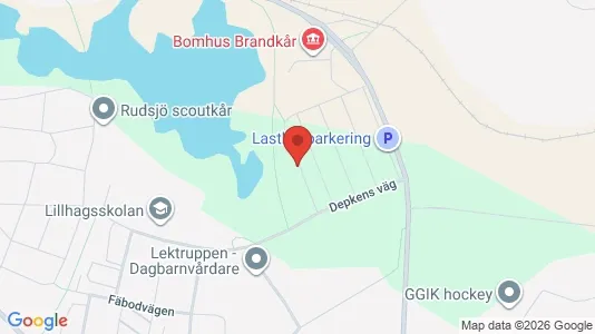 Industrilokaler att hyra i Gävle - kort over placeringen