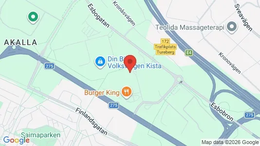 Kontorslokaler att hyra i Västerort - kort over placeringen