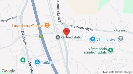 Kontorslokaler att hyra i Mölndal - kort over placeringen