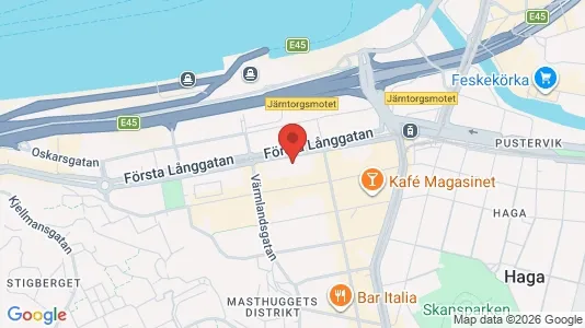 Kontorslokaler att hyra i Göteborg Centrum - kort over placeringen