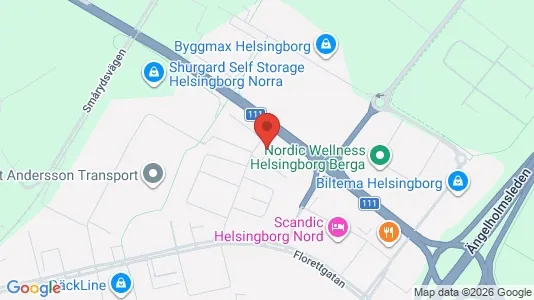 Kontorslokaler att hyra i Helsingborg - Bild från Google Street View