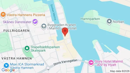 Kontorslokaler att hyra i Malmö Centrum - Bild från Google Street View