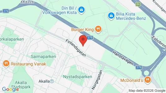 Kontorslokaler att hyra i Västerort - kort over placeringen