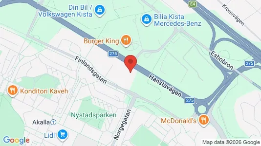 Kontorslokaler att hyra i Västerort - kort over placeringen