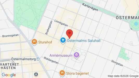 Kontorslokaler att hyra i Östermalm - Bild från Google Street View