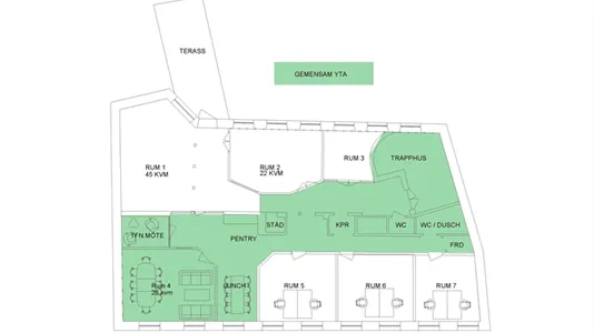 Kontorlokaler til leje i Malmø Centrum - billede 8